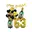 63, Goud, Groen, Zwart