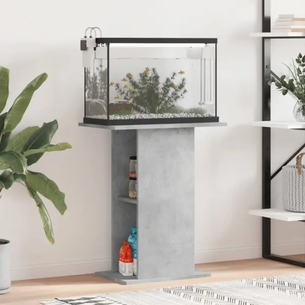 Aquariumständer Betongrau 60, 5x36x72, 5 Cm Holzwerkstoff Vidaxl thumbnail