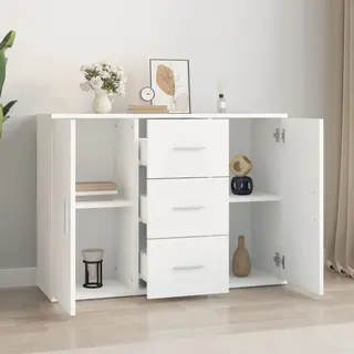 VidaXL Sideboard Weiß 91x29, 5x65 Cm Holzwerkstoff