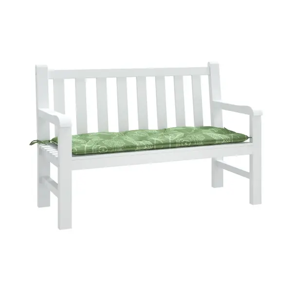 VidaXL Gartenbank-Auflage Blattmuster 120x50x7 Cm Stoff thumbnail