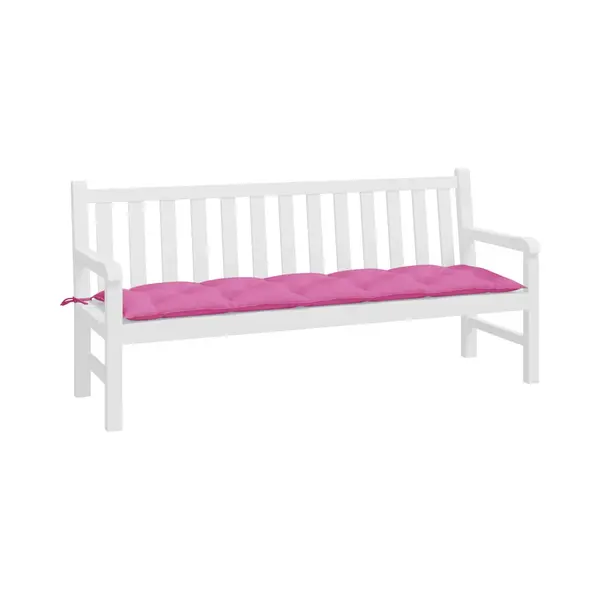 VidaXL Gartenbankauflage, Bankauflage Sitzkissen Outdoor, Polsterauflage Auflage Für Gartenbank, Bankpolster Bankkissen, Rosa 180x50x7cm thumbnail
