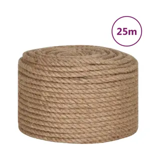 VidaXL - Touw - 25 - M - Lang - 12 - Mm - Dik - Jute