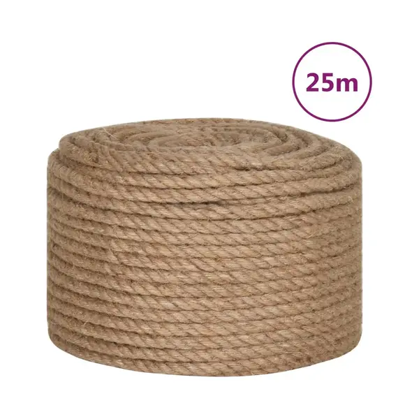 VidaXL - Touw - 25 - M - Lang - 12 - Mm - Dik - Jute thumbnail