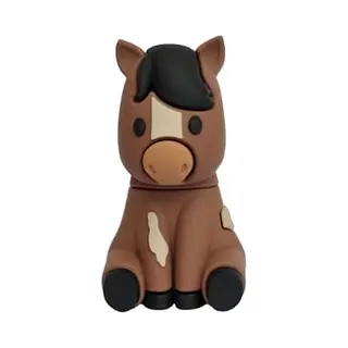 Ulticool Paard Usb Stick 64 Gb - Origineel Verjaardag Idee Voor Vrouwen, Vriendin, Tiener Paarden Meisjes Of Paardenliefhebber - Bruin