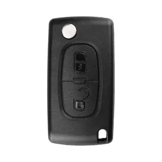 Xeod Autosleutelbehuizing - Sleutelbehuizing Auto - Sleutel - Autosleutel / Geschikt Voor, Peugeot 2 Knops VA2 CE0523
