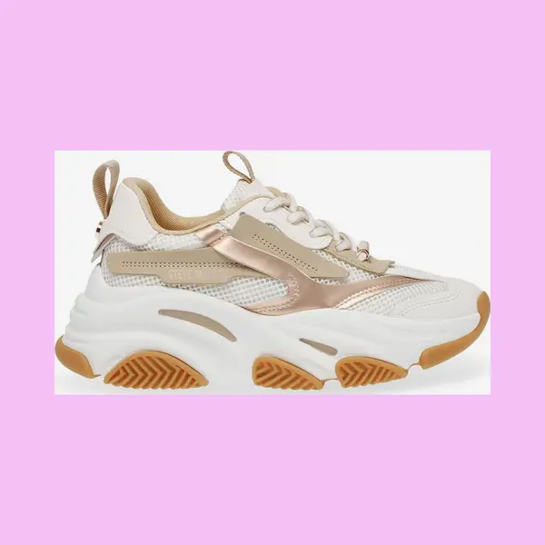 Steve Madden Sneakers Laag 'Possession' Camel / Goud / Offwhite thumbnail