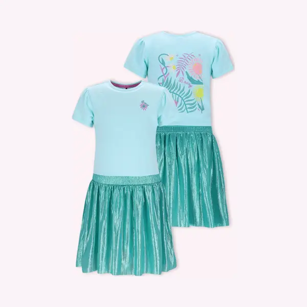 B. Nosy B.Nosy Y602-5849 Aruba Blue Jurk- Maat 110 thumbnail