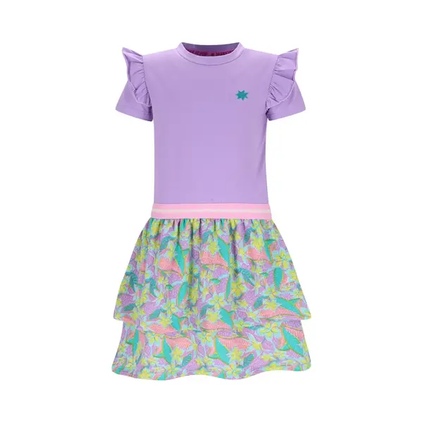 B. Nosy B.Nosy Y602-5814 Lavendula Jurk- Maat 104 thumbnail