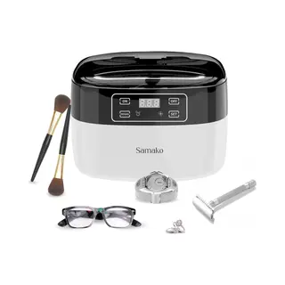 Samako Professionele Ultrasoon Reiniger - Reinigingsapparaat - Ultrasoonbad - Brillen - Sieraden - Horloge - Make-up Kwast - 750 Ml