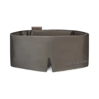 Dore & Rose - Slaapmasker - Oogmasker - Zijden Slaapmasker Voor Mannen En Vrouwen - Deep Sleep Mask - Eye Mask - Verduisterend - Wallen - Grijs - Nº