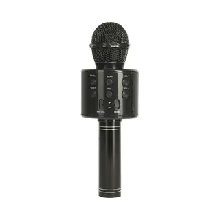 Zoem enterprise Zoem - Karaoke Microfoon Zwart - Draadloos - Bluetooth Verbinding - Zingen - Oplaadbaar - Feest - Cadeau