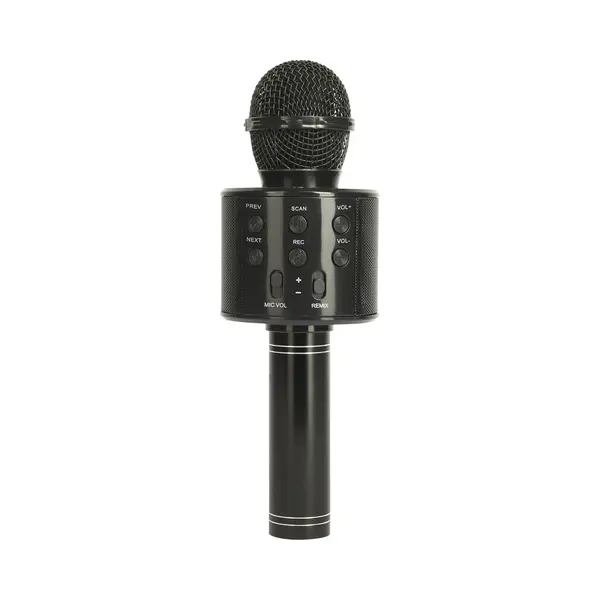 Zoem enterprise Zoem - Karaoke Microfoon Zwart - Draadloos - Bluetooth Verbinding - Zingen - Oplaadbaar - Feest - Cadeau thumbnail