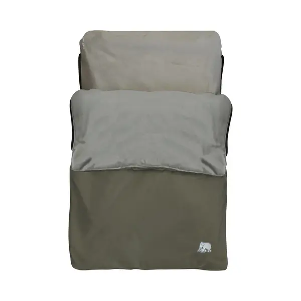 Deryan AirTraveller Vliegtuigbedje - Reiskussen Met Matras - Compact Opgevouwen - Kaki Groen thumbnail