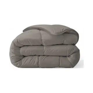 Zelesta® Everyday Uni Tender Grey 140x200cm - Dekbed Zonder Overtrek - 30 Dagen Proefslapen - Wasbaar Hoesloos Dekbed - Bedrukt Dekbed - All Year