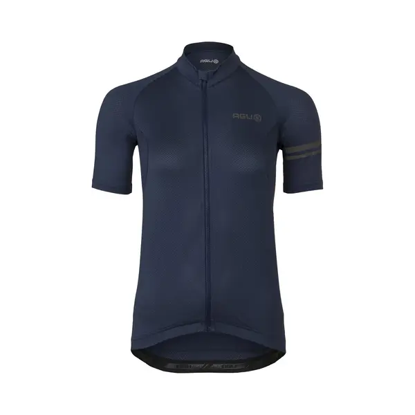 Agu Core Essential Kurzärmeliges Radtrikot Damen Deep Blue thumbnail