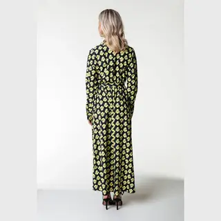 Colourful Rebel Vivian Small Flower Maxi Dress - S