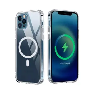 Xtabarya Hoesje Geschikt Voor Iphone 11 Pro Hoesje Magnetisch Met HaloLock Ring , Transparant Cover Geschikt Voor IPhone 11 Pro - Doorzichtig