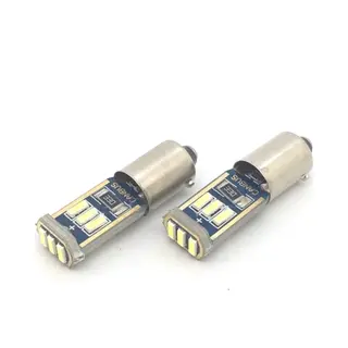 Tlvx BA9S H6W T4W Led Canbus Stadslicht – Interieurverlichting – Auto – Motor – Koplampen – Bayonet - Draaifitting - 12V – 2 Stuks