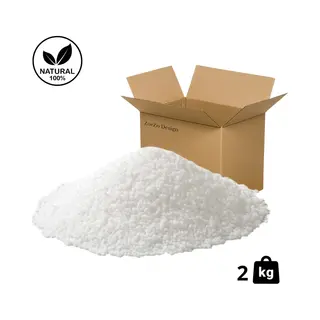 ZoeZo Design - Stearine Was - 100% Plantaardig - 2 Kg - Kaarsen Was - Korrels - Stearin Wax - Natuurlijke Was - Zelf Kaarsen Maken - Kaarsenwas