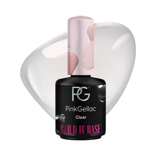 Pink Gellac Builder Gel - Build It Base Transparant - Transparante Gellak - Pink Gellac´s Versie Van Builder In A Bottle - 15 Ml