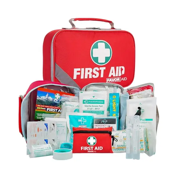 FavorAid 258-delige Ehbo Kit - Ehbo Koffer - Verbanddoos - Verband - Noodpakket thumbnail