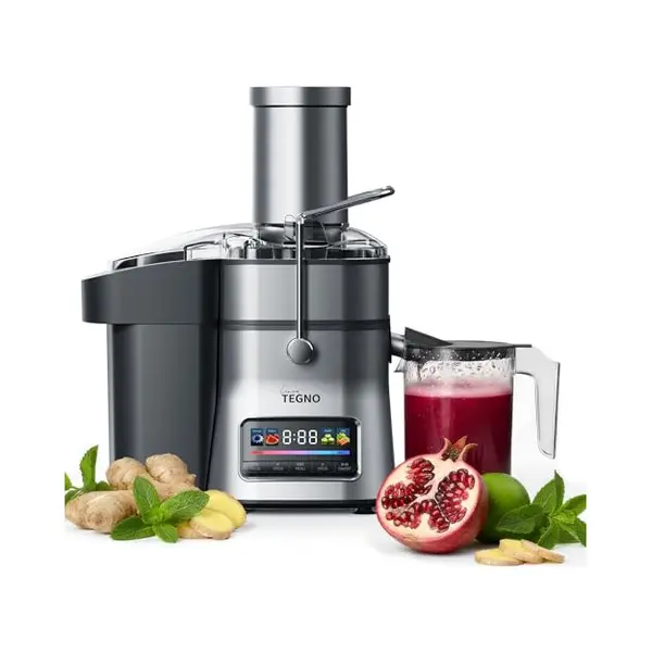Linea Tegno Super Juicer Pro-JU8110 - Professionele Rvs Juicer - Sapcentrifuge Voor Groenten & Fruit - 1500W - Extra Grote Vulopening - 2.5L Pulpbak - thumbnail