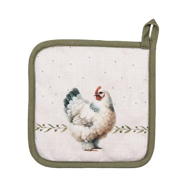 Clayre & Eef Pannenlap 20x20 Cm Beige Katoen thumbnail