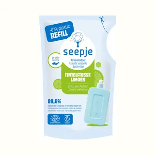 Seepje Afwasmiddel Re-fill Tintelfrisse Limoen Geur 500 Ml
