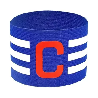 *** Aanvoerdersband Sporten Blauw - Sport - Beweging - Voetbal En Hockey - Senior - C Captain - Verstelbaar - Unisex - Van Heble® ***