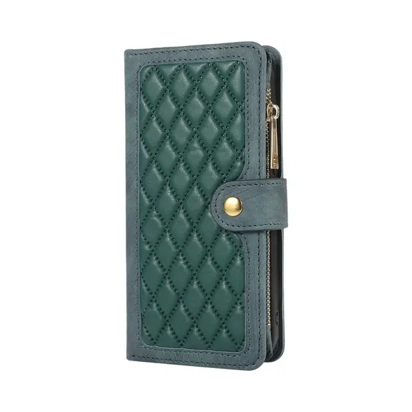 Jvs Products Hoesje Geschikt Voor Samsung Galaxy A52 - Bookcase - Pasjeshouder - Portemonnee - Koord - Kunstleer - Groen thumbnail
