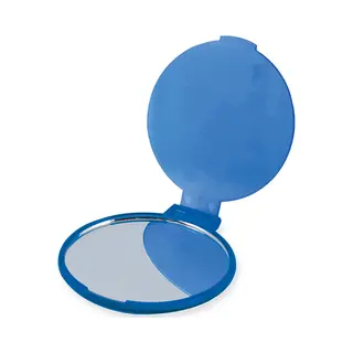 Opvouwbare Zakspiegel Blauw - Make-up Spiegel - Handspiegel - Reisspiegel - Mini Spiegel - Klapspiegel