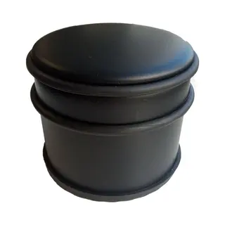 Brasq Türstopper Mit Rutschsicherung Schwarz 1, 1 Kg - Für Den Innen- Und Außenbereich - Türpuffer Mit Gummischutz Ø9 X 7, 5 Cm