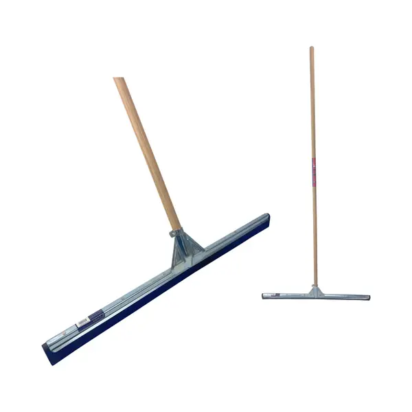 Synx Tools Vloertrekker 75 Cm Met Steel 150 Cm Rakel Zwart Met Houten Handvat 150 Cm thumbnail