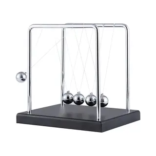 Diydash Newton Cradle Xl - Hoogwaardige Newton Pendel - Duurzaam En Educatief - Zwart