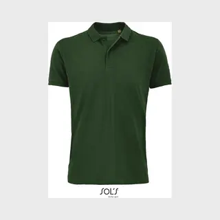 Sol'S - Planet Polo - Donkergroen - 100% Biologisch Katoen - M
