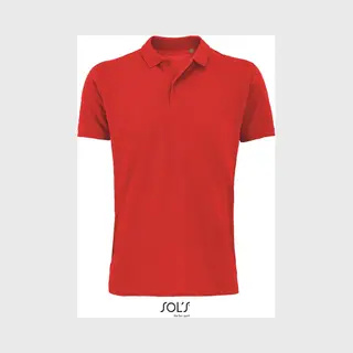 Sol'S - Planet Polo - Rood - 100% Biologisch Katoen - L