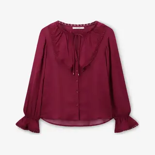 Sissy-Boy Donkerrode Blouse