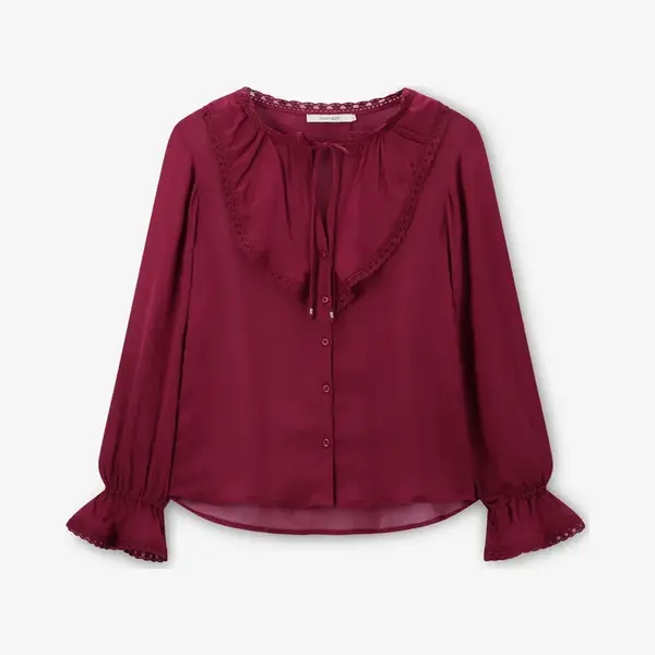 Sissy-Boy Donkerrode Blouse thumbnail