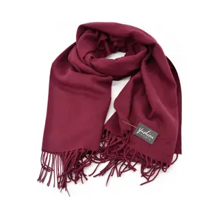 Flore Sjaal - Bordeauxrood | 190 X 70 Cm | Herfst/Winter | Polyester | Fashion Favorite