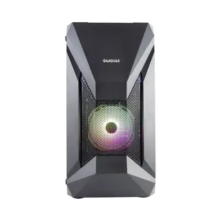 LalaShops Complete Gaming Pc Setup - 27" Gaming Monitor, -Toetsenbord En -Muis - Ryzen 5 6-Core - Rtx 3050 - 16GB - 1TB M.2 Ssd - Wifi - Athena E1 Elite