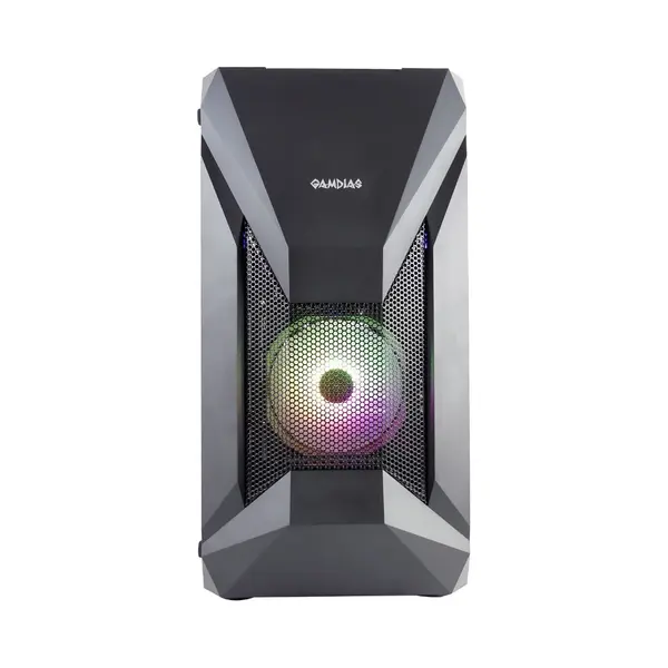 LalaShops Complete Gaming Pc Setup - 27" Gaming Monitor, -Toetsenbord En -Muis - Ryzen 5 6-Core - Rtx 3050 - 16GB - 1TB M.2 Ssd - Wifi - Athena E1 Elite thumbnail