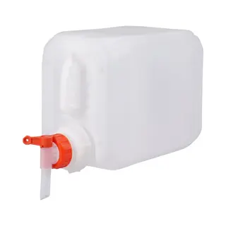 Jerrycanshop Jerrycan Met Kraan 5L - Voor Water En Gevaarlijke Vloeistoffen - Naturel