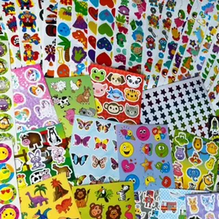 De Allerleukste Stickers.nl Stickerpakket Plakpret Xl - 43 Stickervellen - Stickers - Genderneutraal- Knutselen- Kinderen