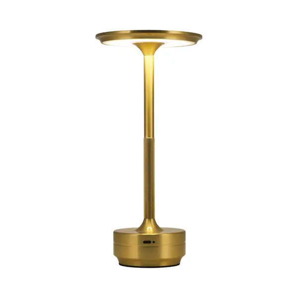 Goliving Tischlampe Wiederaufladbar - Kabellos Und Dimmbar - Moderne Touch-Lampe - Nachtlampe Für Das Schlafzimmer - Spritzwassergeschützt - 27 Cm - thumbnail