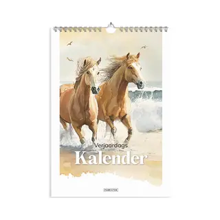 Fabrikten Verjaardagskalender - Paarden - Kleurrijk - A4