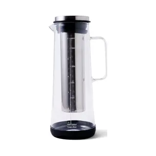 Vivora Waterkan – 1.4L Borosilicaatglas – Waterkaraf Met Deksel & Infuser – Non-Slip Voet – Past In Koelkastdeur