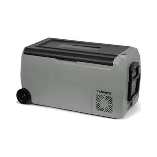 Steamy-E Dual Zone 36 Roller, Elektrische Kompressor Kühlbox Mit Rollen, 32 Liter, 12V/ 230V, Zum Kühlen Und Gefrieren, Für Camping
