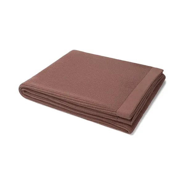 Yumeko Deken Katoen Rib Cocoa Bruin 150x210 thumbnail