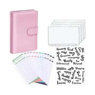 Budget Planner Met Geldmapjes Pink – Budgetplanners - Budgetplanner Kasboek – Huishoudboekje – Budget Binder – Budgetplanner Invulboekjes –
