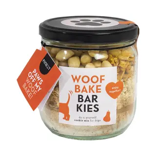 Pineut ® Woof Bake Barkies - Lekkere Snack Voor Hond (en Baas) - Diy Cadeau - Cadeau Voor De Hond - Verantwoorde Hondensnoepjes - Cadeautje Voor